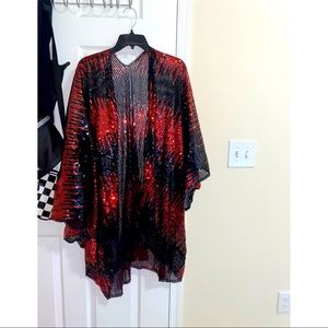 Sequin kimono